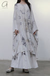 Mutedance 23 Spring/Summer Loose Printed Dress Cotton MD-MD23SS82-HUARAN Flower Dye